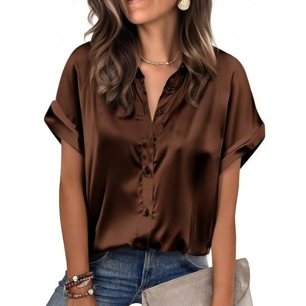 Unbranded Women's Brown Blouse